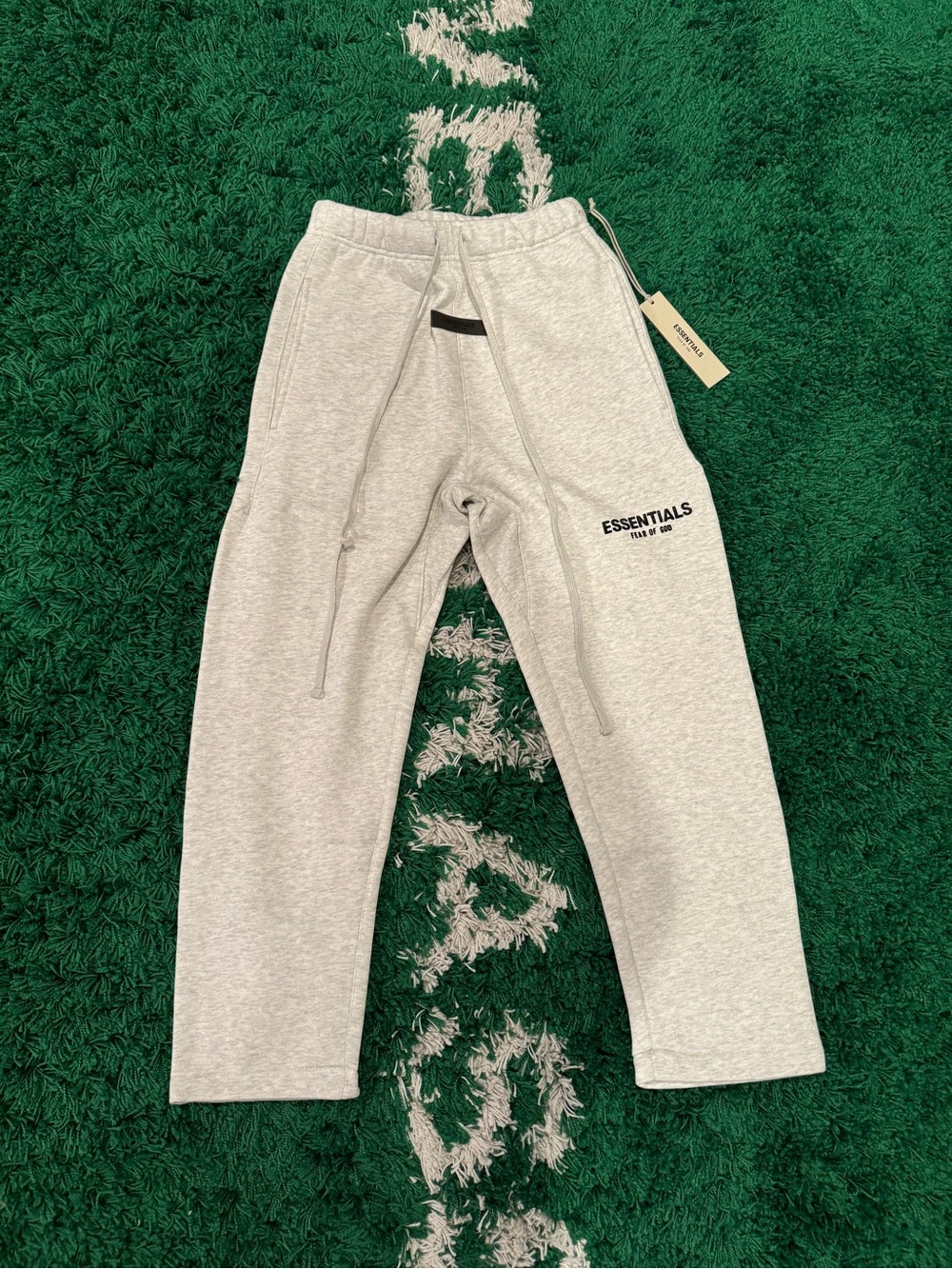 Fear of God Essentials Light Oatmeal SS22 Pants (RELAXED)